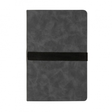 Logotrade business gifts photo of: Deluxe hardcover PU notebook A5 with phone and pen holder