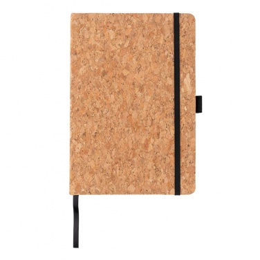 Logo trade promotional merchandise photo of: Cork hardcover notebook A5