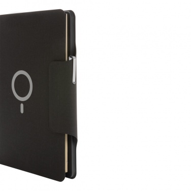 Logo trade corporate gifts image of: Artic Magnetic 10W wireless charging A4 portfolio