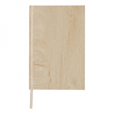 Logo trade promotional giveaway photo of: Kavana wood print A5 notebook