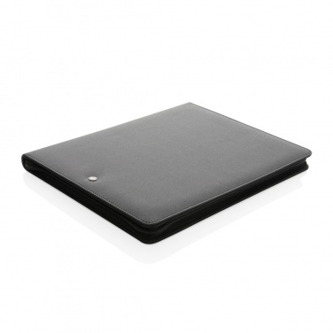 Logo trade promotional gifts picture of: Swiss Peak Heritage RCS rPU A4 portfolio with zipper