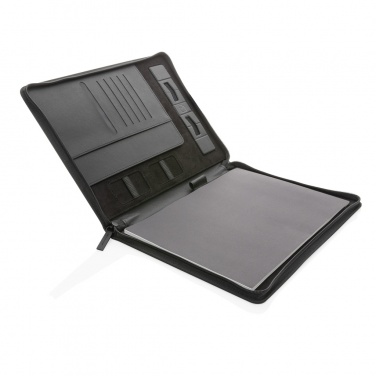 Logotrade advertising products photo of: Swiss Peak Heritage RCS rPU A4 portfolio with zipper