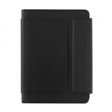 Logo trade promotional giveaways image of: Swiss Peak Heritage RCS rPU A5 stone paper portfolio