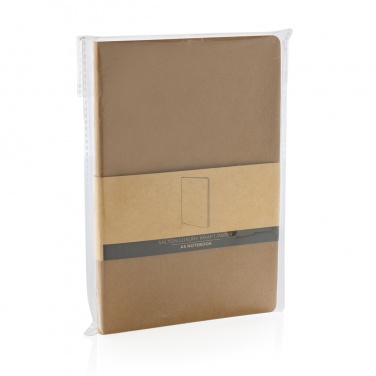 Logotrade promotional merchandise picture of: Salton A5 GRS certified recycled paper notebook