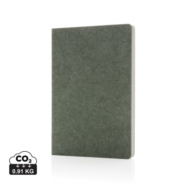 Logo trade advertising products picture of: Phrase GRS certified recycled felt A5 notebook