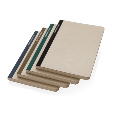 Logo trade corporate gifts picture of: Stylo Sugarcane paper A5 Notebook
