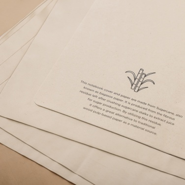 Logo trade promotional item photo of: Stylo Sugarcane paper A5 Notebook