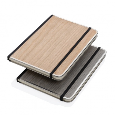 Logotrade business gift image of: Treeline A5 wooden cover deluxe notebook