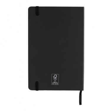 Logo trade promotional giveaways image of: Craftstone A5 recycled kraft and stonepaper notebook