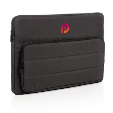 Logo trade corporate gifts image of: Impact AWARE™ RPET 15.6" laptop sleeve
