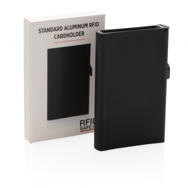 Logo trade promotional products image of: Standard aluminium RFID cardholder