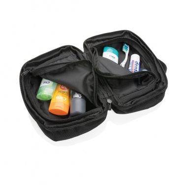 Logotrade promotional merchandise picture of: Swiss Peak AWARE™ RPET Voyager toiletry bag