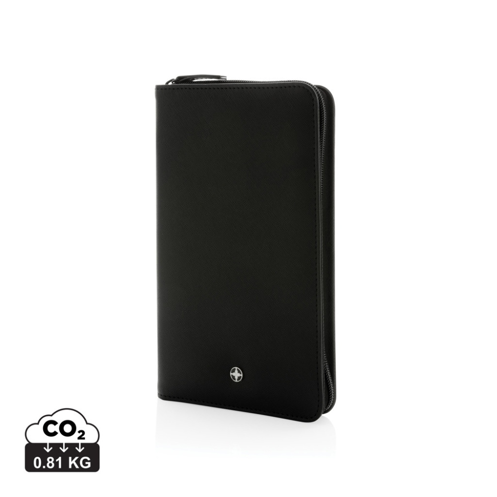 Logotrade promotional product picture of: Swiss Peak Heritage RCS rPU RFID travel wallet