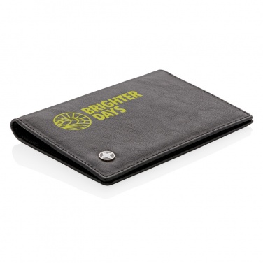 Logo trade promotional items image of: RFID anti-skimming passport holder