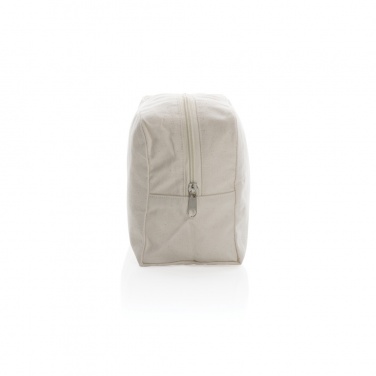 Logo trade promotional gifts image of: Impact Aware™ 285 gsm rcanvas toiletry bag undyed