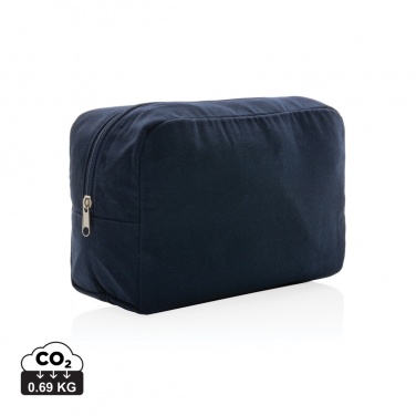 Logotrade business gift image of: Impact Aware™ 285 gsm rcanvas toiletry bag undyed