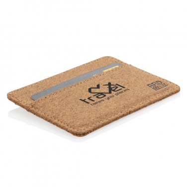 Logo trade advertising products picture of: Cork secure RFID slim wallet