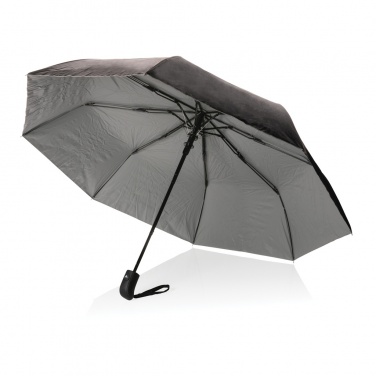 Logo trade advertising products picture of: 21" Impact AWARE™ RPET 190T Pongee dual colour mini umbrella