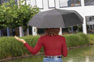 Logo trade promotional items image of: 21" Impact AWARE™ RPET 190T Pongee dual colour mini umbrella