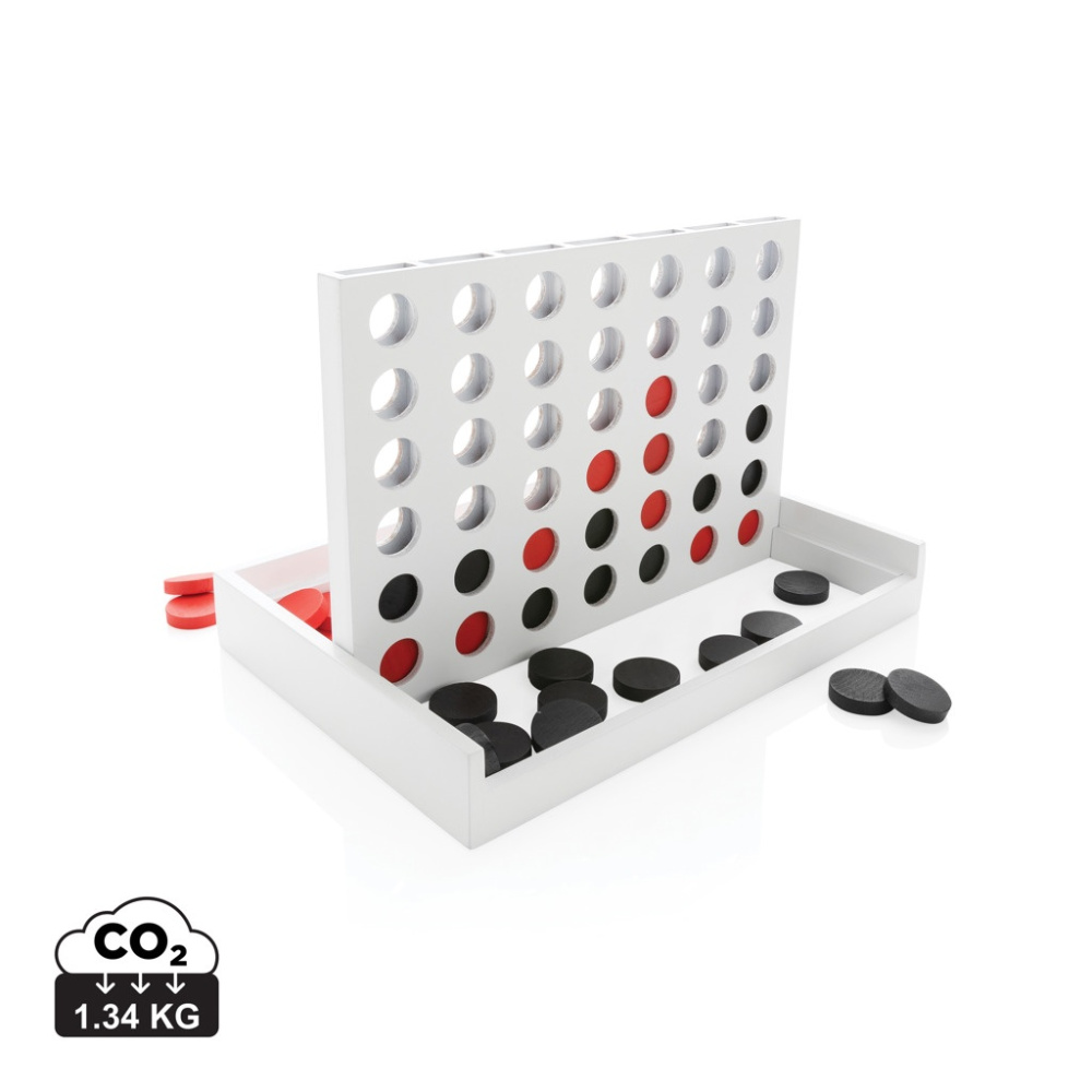 Logotrade advertising product picture of: Connect four wooden game