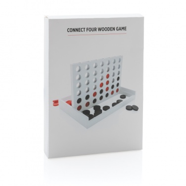 Logotrade promotional item image of: Connect four wooden game