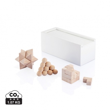 Logotrade advertising product picture of: 3 pcs brain teaser set