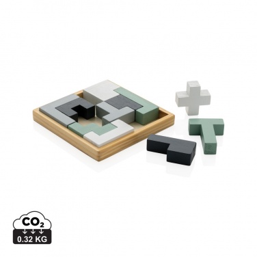 Logo trade promotional gift photo of: Cree wooden puzzle