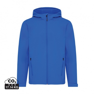 Logo trade advertising products image of: Iqoniq Makalu men recycled polyester soft shell jacket