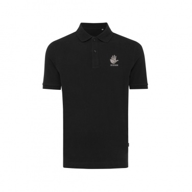 Logo trade promotional merchandise picture of: Iqoniq Yosemite recycled cotton pique polo
