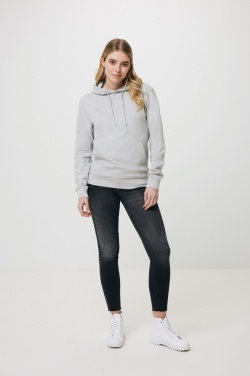 Logo trade promotional giveaways picture of: Iqoniq Torres recycled cotton hoodie undyed