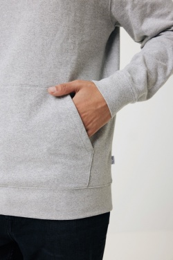Logo trade promotional item photo of: Iqoniq Torres recycled cotton hoodie undyed