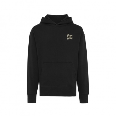 Logo trade promotional gifts picture of: Iqoniq Yoho recycled cotton relaxed hoodie