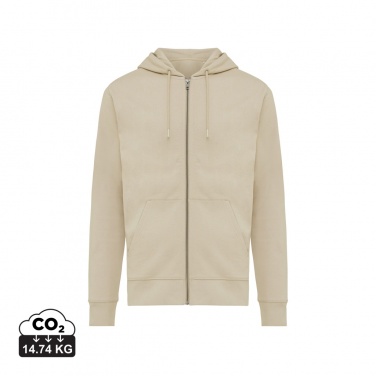 Logo trade corporate gift photo of: Iqoniq Abisko recycled cotton zip through hoodie