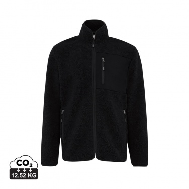 Logotrade advertising product image of: Iqoniq Diran recycled polyester pile fleece jacket