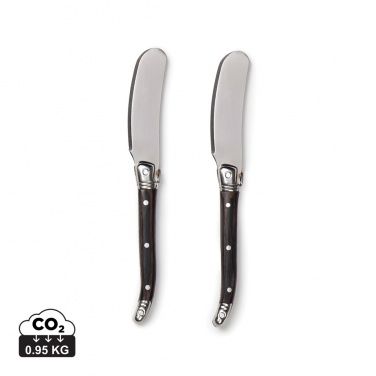 Logo trade promotional merchandise photo of: VINGA Gigaro butter knives