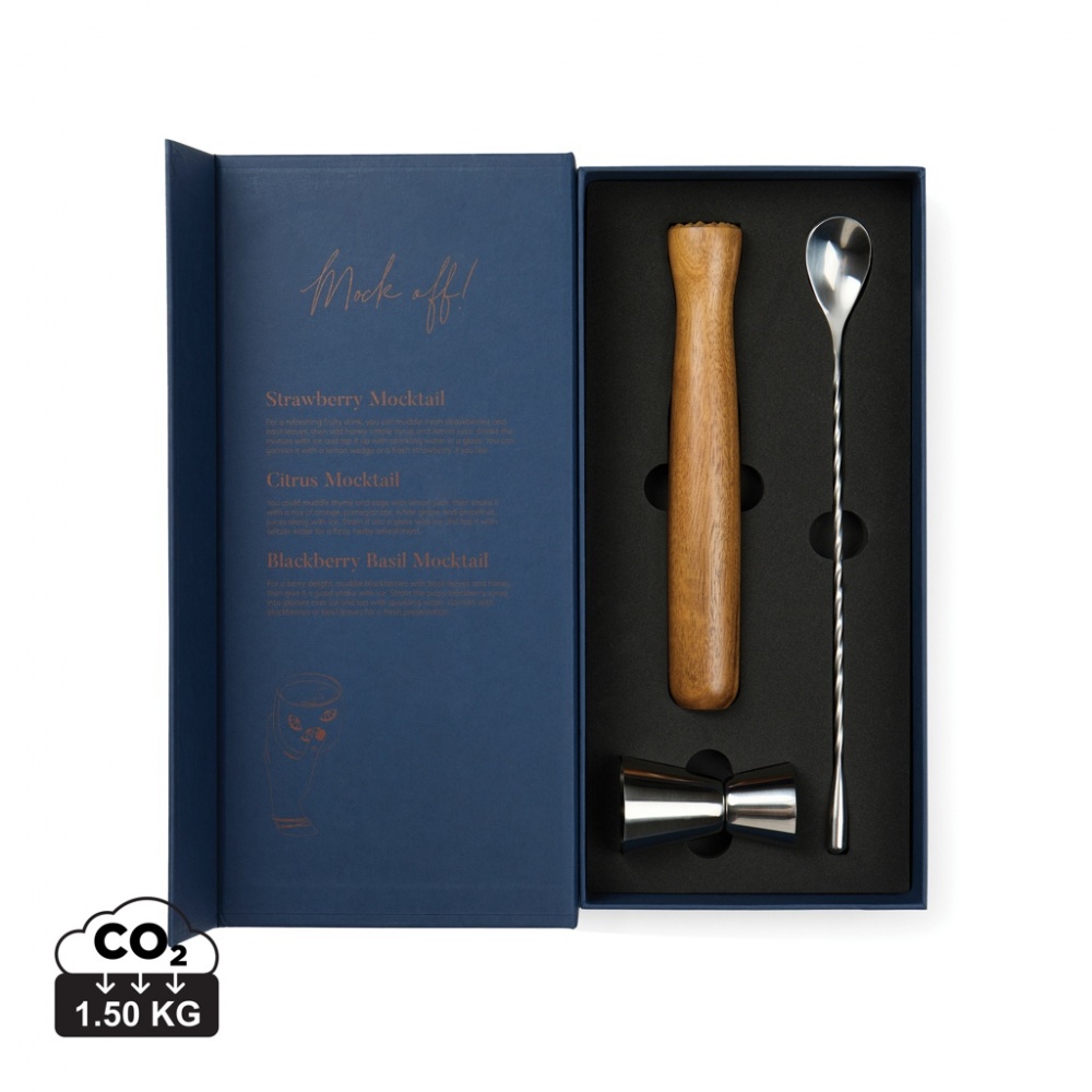 Logo trade business gift photo of: VINGA Story of mocktail, set of cocktail accessories