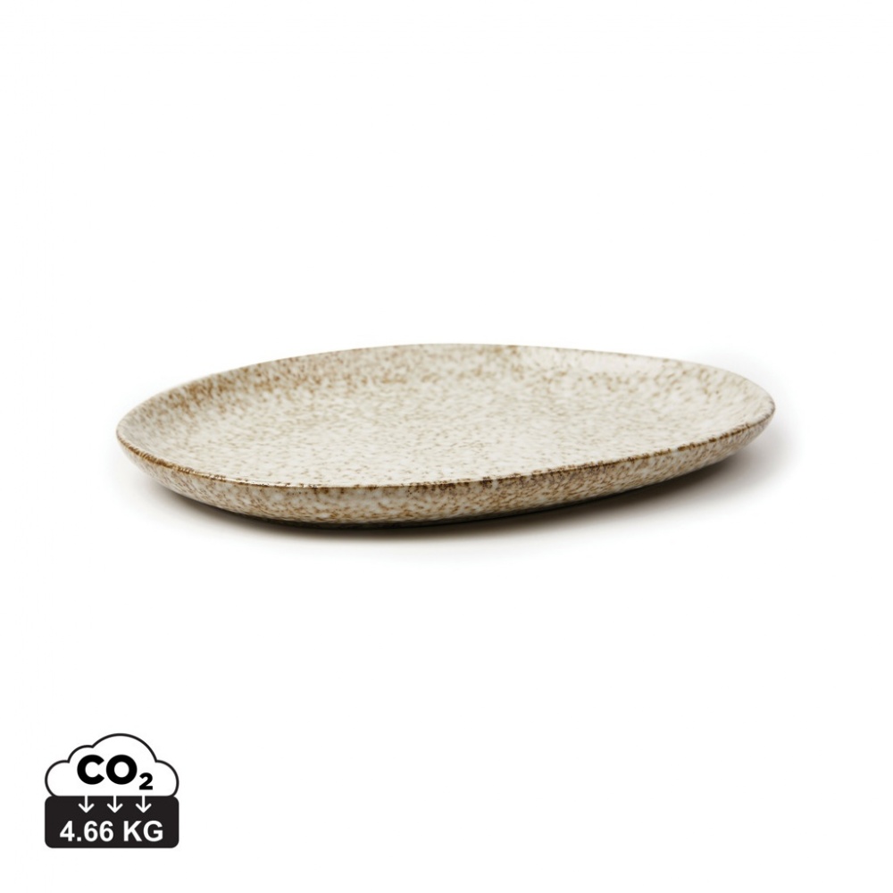 Logo trade corporate gift photo of: VINGA Nuvem stoneware serving plate
