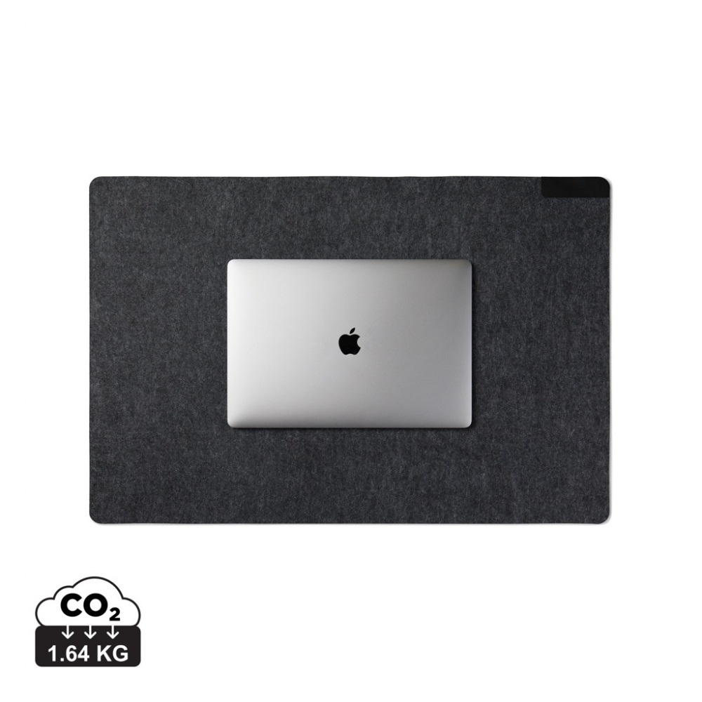 Logo trade promotional merchandise photo of: VINGA Albon GRS recycled felt desk pad