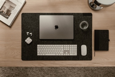 Logo trade corporate gifts image of: VINGA Albon GRS recycled felt desk pad