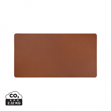 Logo trade promotional giveaways picture of: VINGA Timo PU RCS RPET desk pad