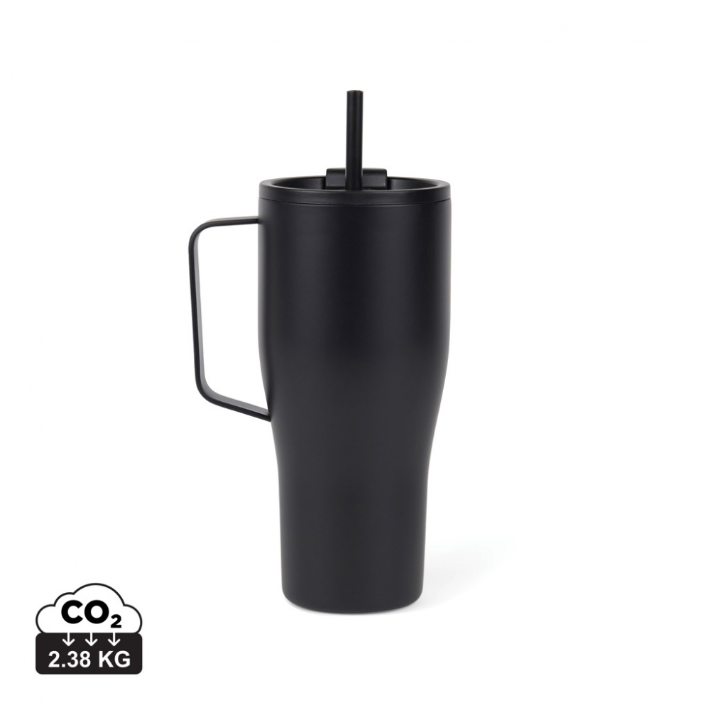 Logo trade promotional products image of: VINGA Eos voyager RCS recycled SS 800ml thermos cup