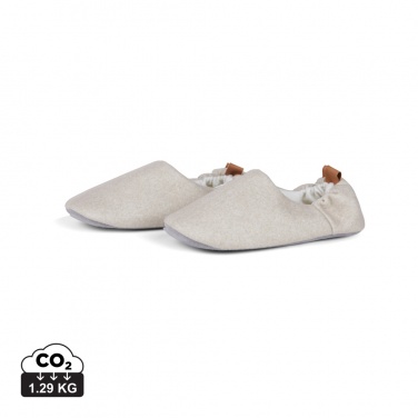 Logo trade promotional giveaways image of: VINGA Moulton RCS RPET slippers L/XL