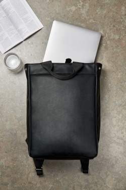 Logotrade business gift image of: VINGA Bermond RCS recycled PU backpack