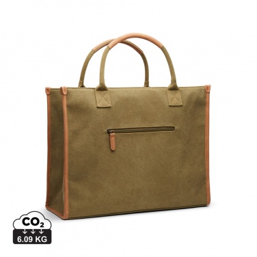 Logotrade promotional giveaways photo of: VINGA Bosler RCS recycled canvas office tote