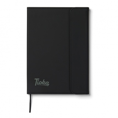 Logo trade promotional giveaways image of: VINGA Baltimore GRS certified paper & PU notebook