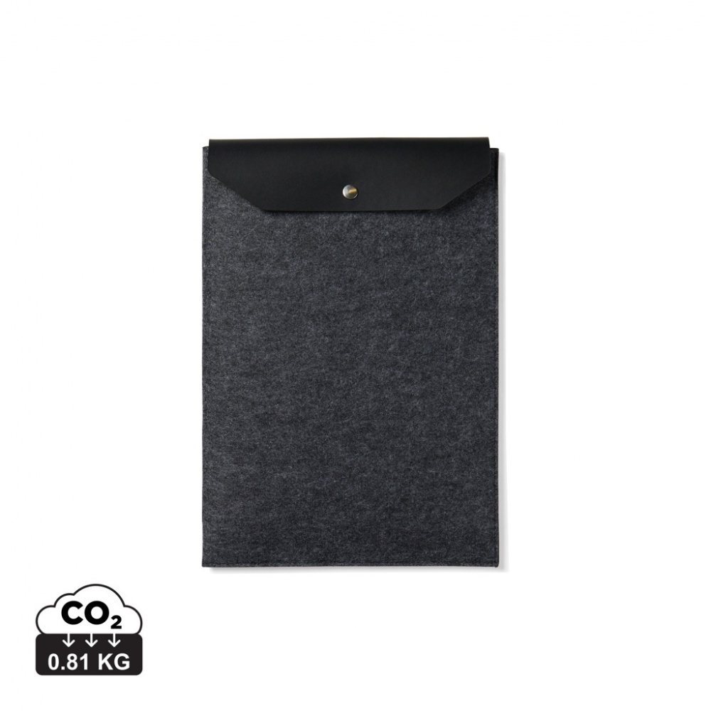 Logo trade promotional products picture of: VINGA Albon GRS recycled felt 15" laptop sleeve