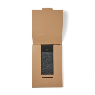 Logo trade promotional item photo of: VINGA Albon GRS recycled felt 15" laptop sleeve