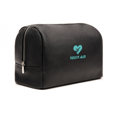 Logotrade promotional gift image of: VINGA Bermond RCS recycled PU toiletry bag