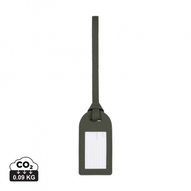 Logotrade corporate gift image of: VINGA Baltimore RCS recycled polyester luggage tag