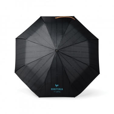 Logo trade promotional giveaway photo of: VINGA Bosler AWARE™ recycled pet 21" foldable umbrella